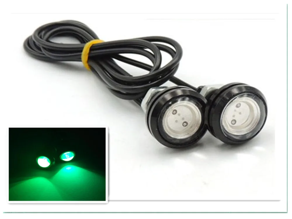 

Boat Garboard Green LED Plug Light 3/4" NPT Underwater Fish 2Pcs