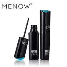 MENOW Марка Макияж Eye Liner ультра-тонкой смазыванию бесплатно Водонепроницаемый жидкости быстросохнущая легко носить Долгое Подводка для глаз cosmetice412