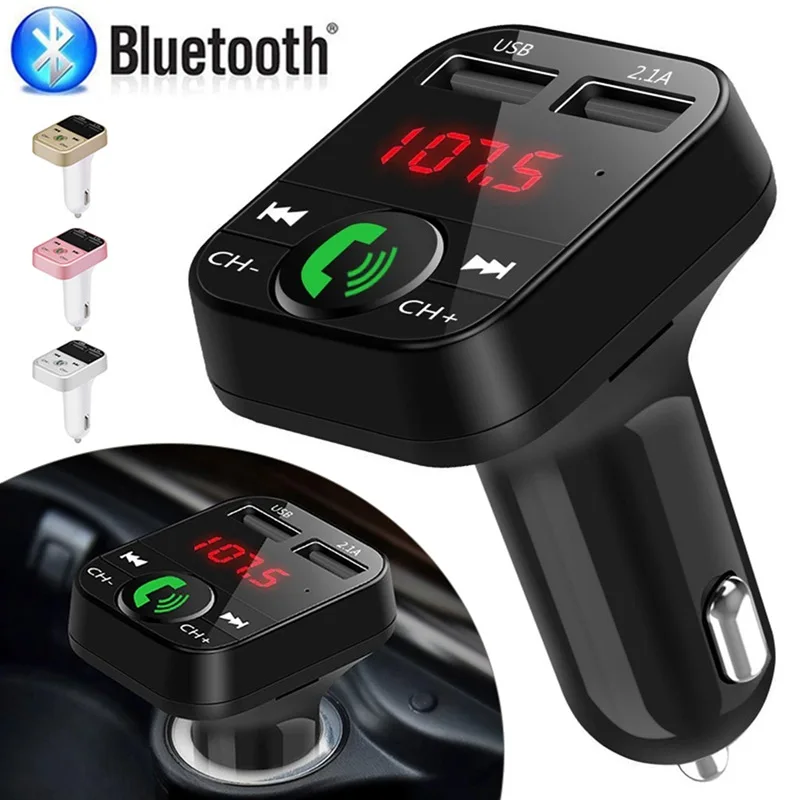 VicTsing Bluetooth MP3-плеер fm-передатчик беспроводной радио адаптер USB2.0 автомобильное зарядное устройство MP3-плеер громкой связи высокое качество 12-24 В