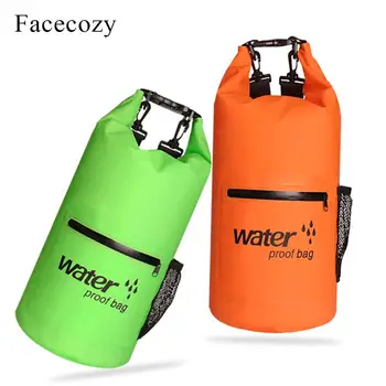 

Facecozy Rafting Swimming Bags Waterproof PVC Shoulder Bag 10L/20L Outdoor Sports Bag Fishing River Trekking Riding Ocean Packet