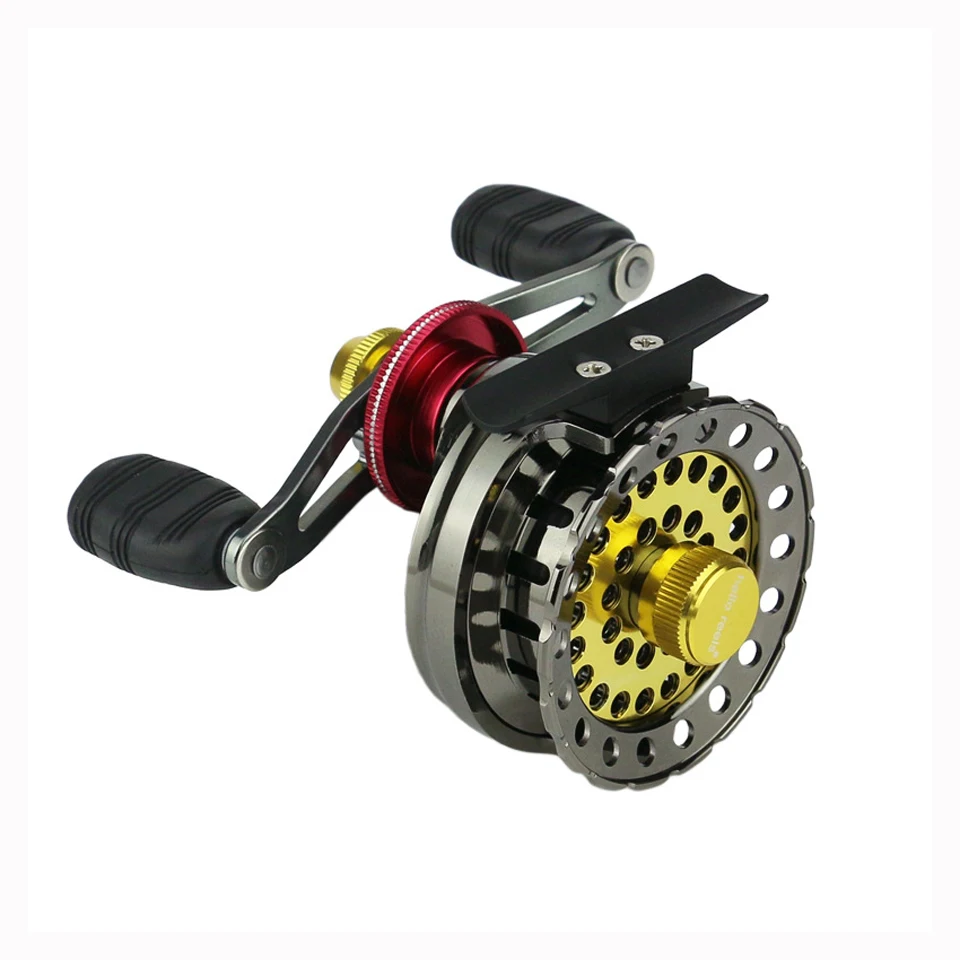

Fly Fishing Reel Aluminum Alloy Fishing Reels 6+1BB Ball Bearing Left / Right Fish Line Pesca Micro-lead Fly Fishing Wheel Reel