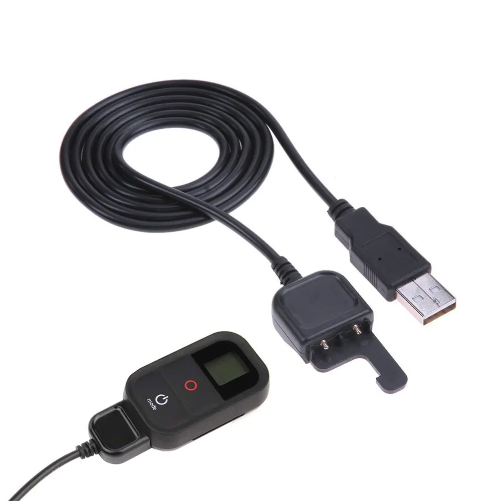 Для GoPro Hero 4 5 6 7 100 см usb-кабель для зарядного устройства wifi Пульт дистанционного управления для Go Pro Wi-Fi пульт дистанционного управления для зарядки экшн-камеры аксессуар