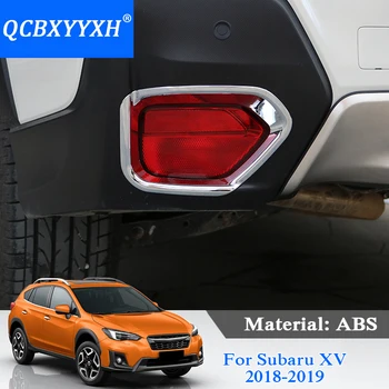 

QCBXYYXH Front Fog Lamp Sequins For Subaru XV 2018 ABS Chrome Trims Car Styling Fog Light Frame Strip Covers Auto Accessories