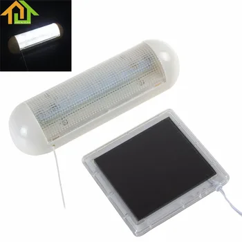 

Indoor Solar Powered LED Light 5 Ultra Bright White LED Garage Wall Light Lamp