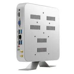 Мини-ПК Intel Core i3 5010U i5 5500U i7 7500U Windows 10 Linux 4 K HTPC офисный компьютер HDMI VGA WiFi Gigabit Ethernet 6xusb