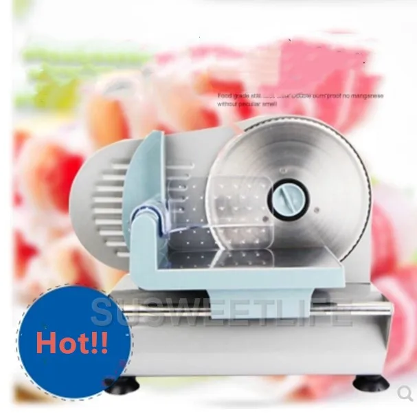 

110V/220V household semi-automatic meat cut machine smallbeef rolls and slicing machine mutton slice toast bread cutting