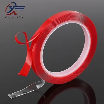 Double-sided Length 3M Width 6/8/10/12/15/20MM Strong Clear Transparent Acrylic Foam Adhesive Tapedouble Sided Adhesive Tape 3m 6 8 10 15 20mm double side tape sticky office decoration supplies adhesive car screen repair accessories