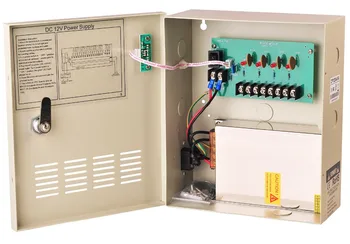 

CCTV Power Supply DC 12V 5A 4Channel 60W Boxed Distribution AC90V-264V Input
