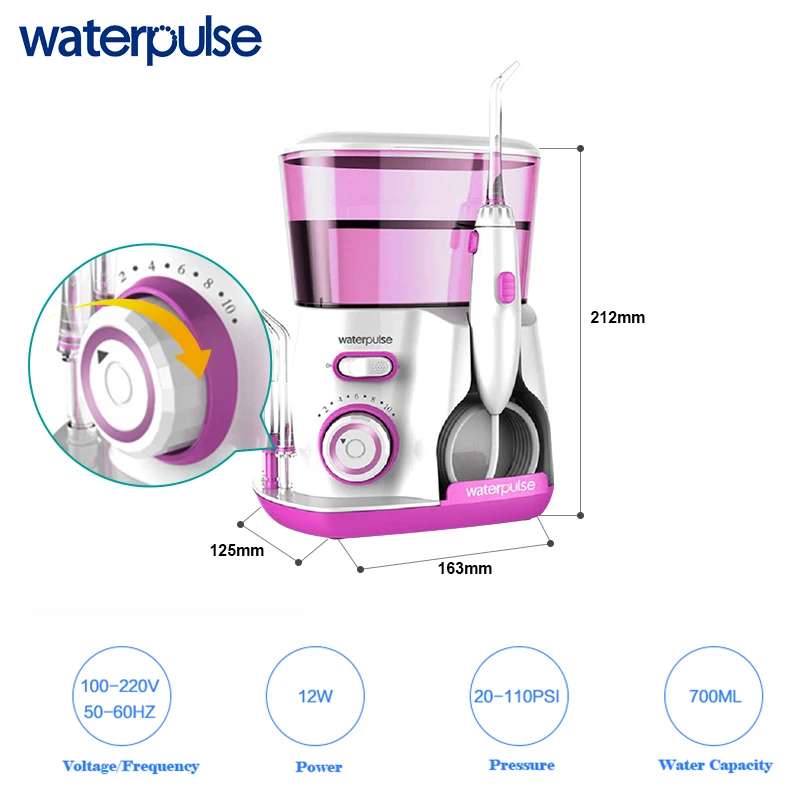 Ирригация для полости рта Waterpulse V300 800 мл|oral irrigator|water oral irrigatorwater flosser |