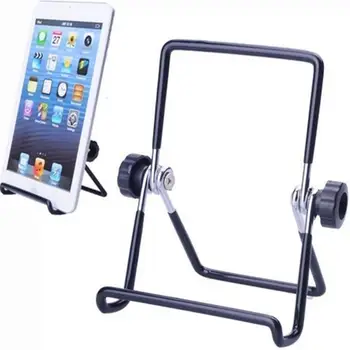 

High quality Iron tablet holder rack for 7inch Tablet PC Matel Adjustable Folding Stand Holder For ipad foldable rack #827 New