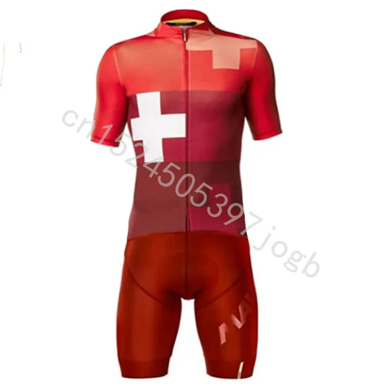 Командная одежда для велоспорта MAVIC, велосипедная майка, Ropa Ciclismo, мужская летняя велосипедная майка, облегающий костюм, 9D, велосипедные шорты, комбинезон - Цвет: 6