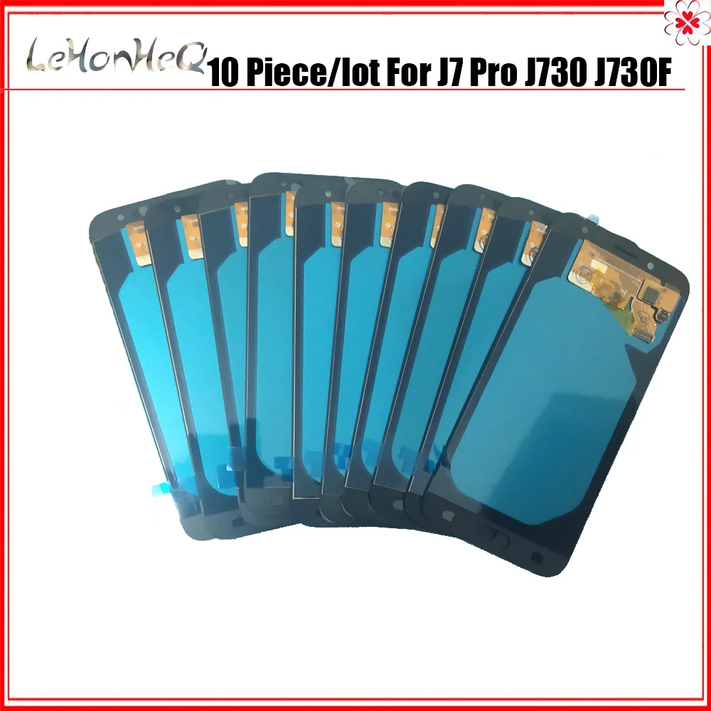 

10 Piece/lot AMOLED J730 LCD For Samsung Galaxy J7 Pro 2017 J730 J730F LCD Display Touch screen Digitizer Assembly