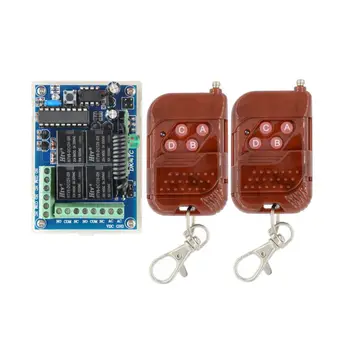 

Wireless Remote Control Switches 10A Relay Wide Voltage Receiver 12V 24V Receiver Transmitter 2PCS Remote Controller