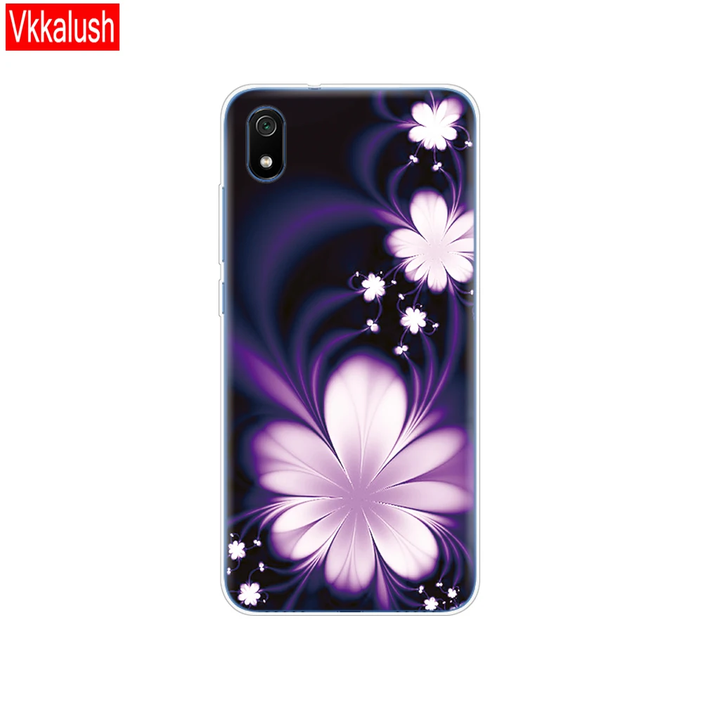 Силиконовый чехол для Xiaomi Redmi 7a, чехол s, полная защита, мягкая задняя крышка из ТПУ для Redmi 7 A, чехол-бампер для телефона - Цвет: 80023