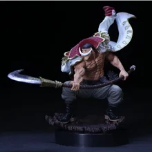 22cm Japanese One Piece WHITE BEARD Pirates Edward Action Figure Toy 1/7 WHITE BEARD Display Model Jouet Gift new one piece figure white beard vs sakazuki edward newgate pvc anime figure toys japanese figure