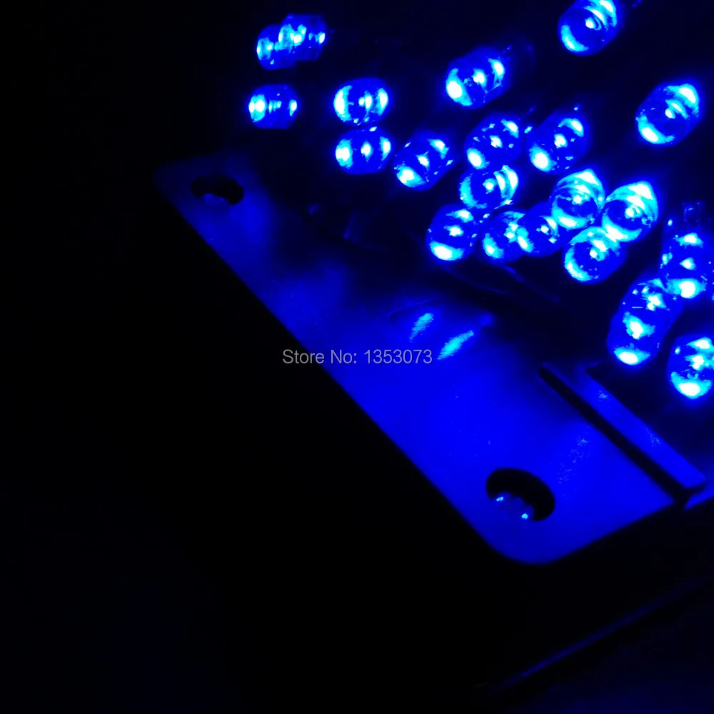 12M Solare Lights Outdoor Solar Powered LED String Fairy automatic Garden waterproof Christmas - blue lighting 1-1