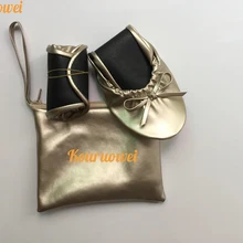 Производитель Лучшая цена дамы fushia складные балетки обувь для женщин