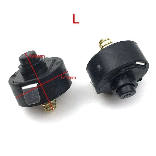 1 Piece Flashlight Modding Tail Middle side click clicky switch Push
