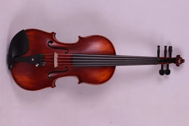 Best Offers 5 string 4/4 Violin Ebony parts Flame Maple Back Antique Varnish Spruce Master   Powerful Sound Pro+503#