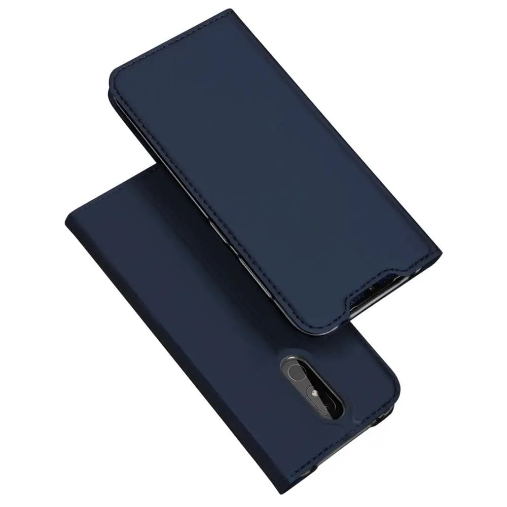 

For Nokia 3.2 Case Luxury PU Leather Stand Flip case Card ShockProof Self adsorption For Nokia 4.2 Phone Bags Soft edge