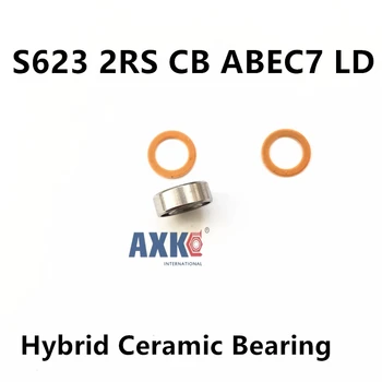 

Free shipping SS623-2RS S623 SS623 623 3*10*4 Miniature bearing stainless steel hybrid ceramic bearing for fishing vessels