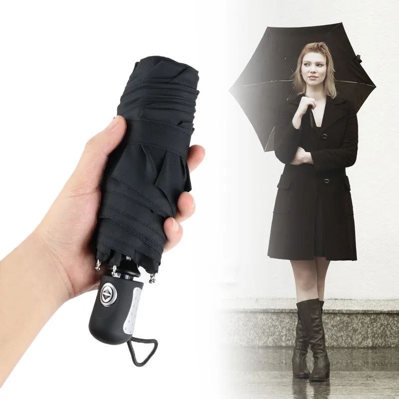 Mini Pocket Automatic 5 fold Easy to Carry 240g Umbrella Rain/Sun Women