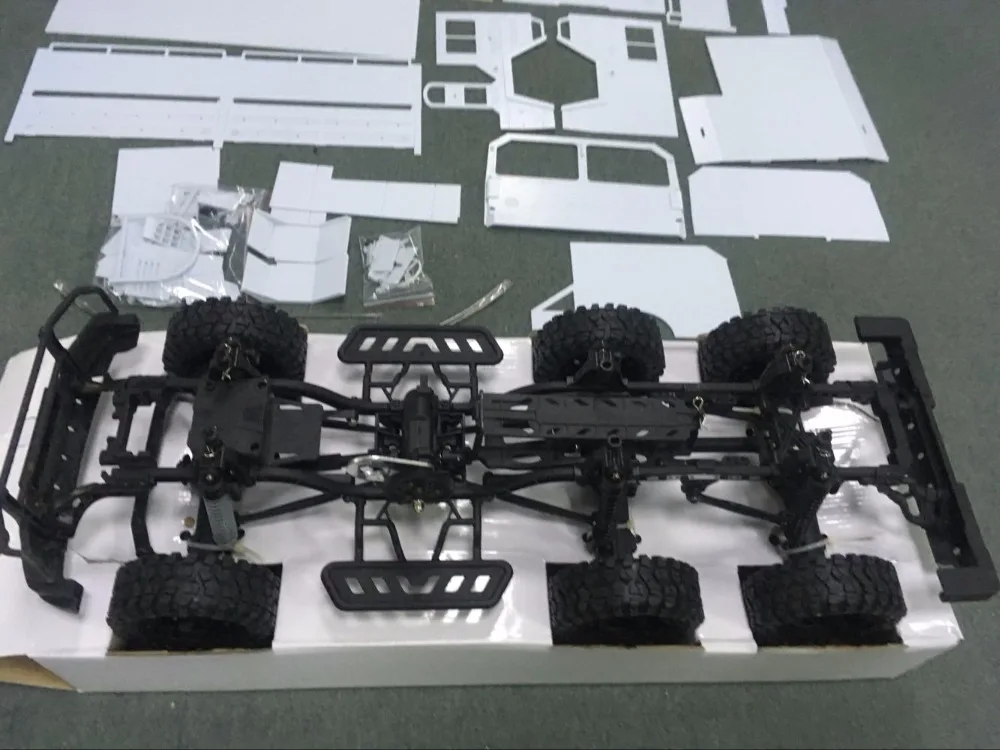 Неокрашенный корпус Scale rock cralwer 6x6 или 8x 8 10 x10 набор рамок может быть для CROSS RC RCW4D beast
