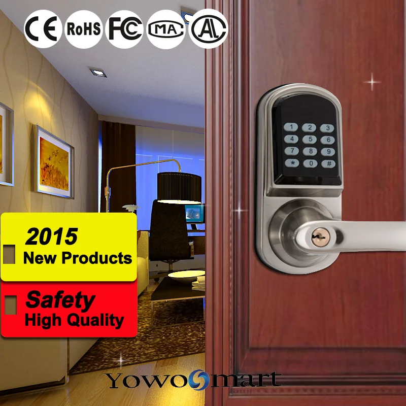 Smart Intelligent Combination Deadbolt Door Lock for Mechanical and