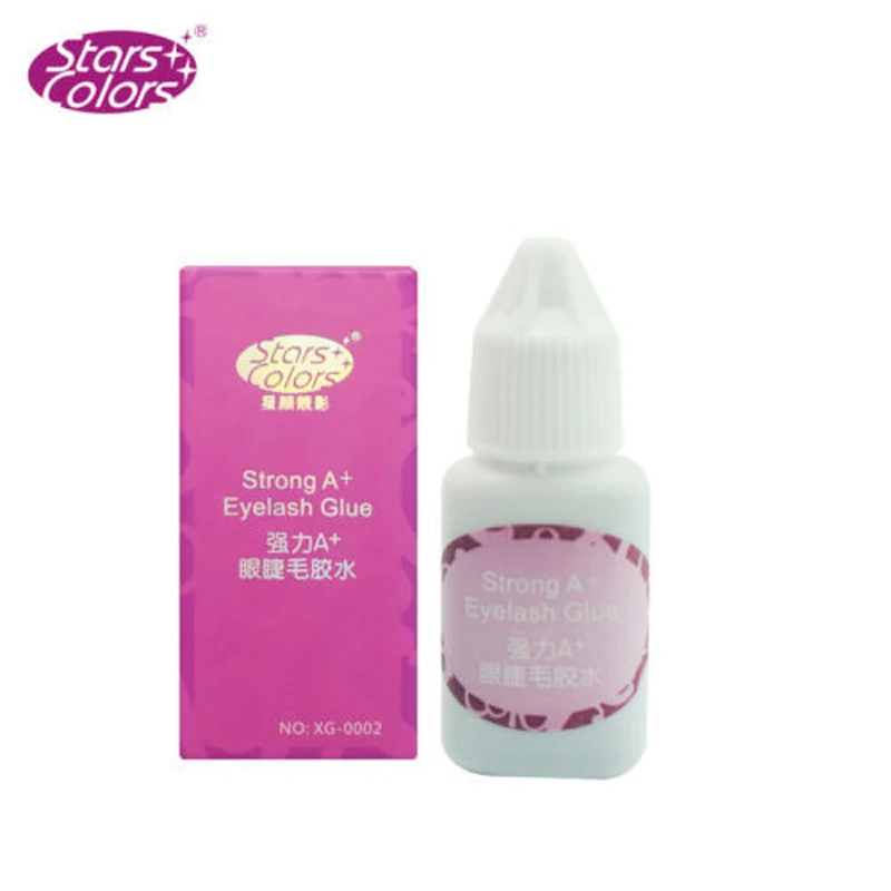

High quality black 15ml false eyelash glue low odor individual eyelash extension glue fast dry long lasting 30days