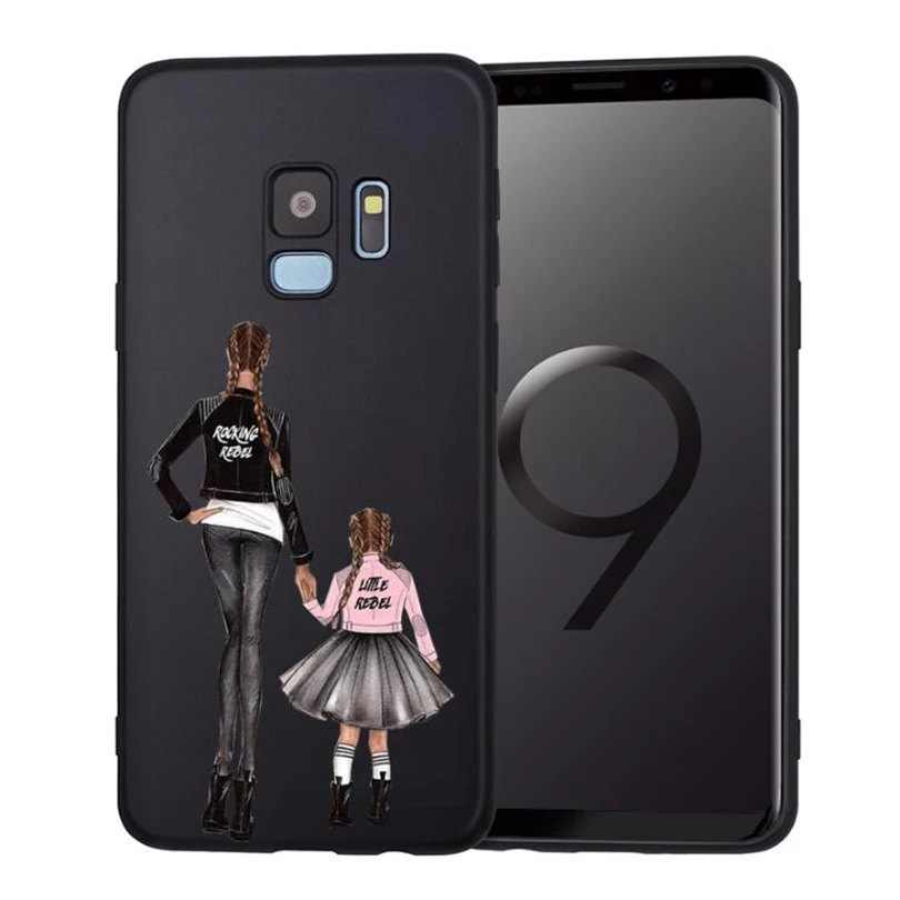 Мышонок I Love Mama мышь Супер для мам и дочек чехол телефона Samsung Galaxy S8 S9 S10 плюс S7 S6