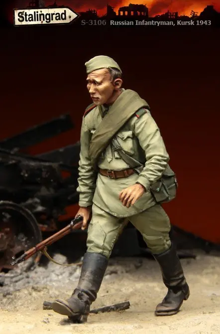 

Pre order goods-SL 3106 1/35 World War II Russian Infantry Kourek 1943 6
