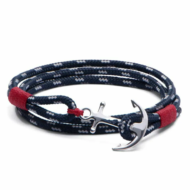 Retro Navy Bracelets Navigation Anchor Hook Rope Bracelet Retro Navy Bracelets Navigation Anchor Hook Rope Bracelet Jewelry Rose Gold Bangle For