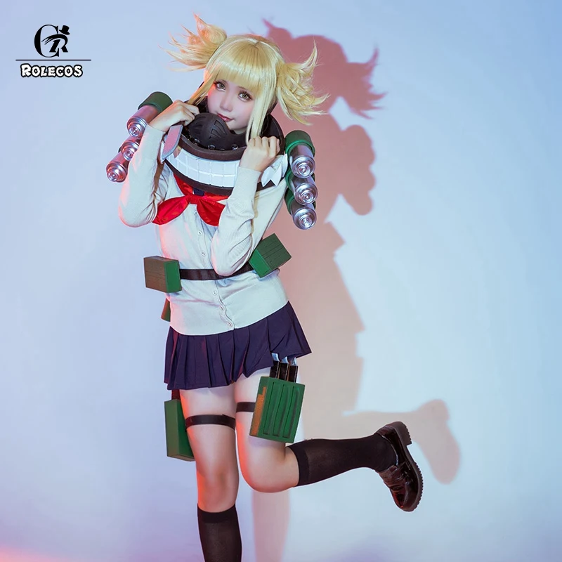 ROLECOS My Hero Academia Anime Cosplay Costume Himiko Toga Cosplay Boku no Hero Academia Costume 