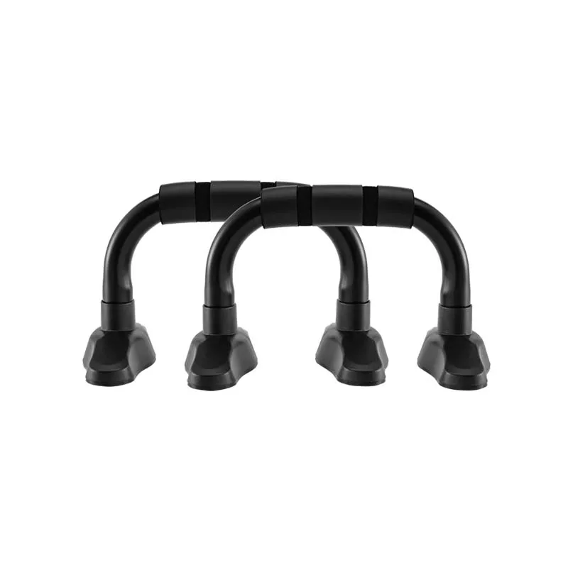 

Pushup Stand - Pushup Bar for Increased Range of Motion - Pushup Stand to Make Push Ups More Challenging -Blakc Metal Bracket