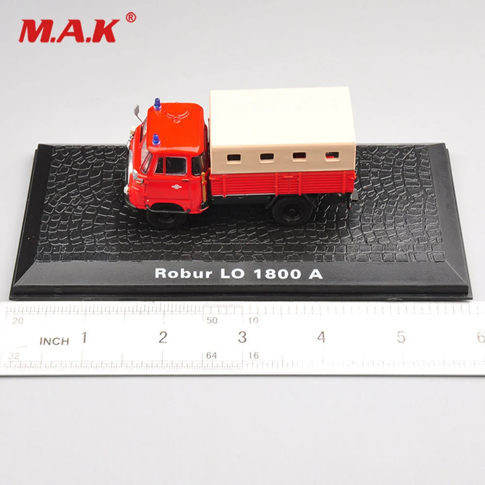 

1/72 Scale 1800A AT-7147012 Atlas Alloy Diecast Vehicle Model Robur LO Fire Truck Collection Model Toy for Fans Children Gifts