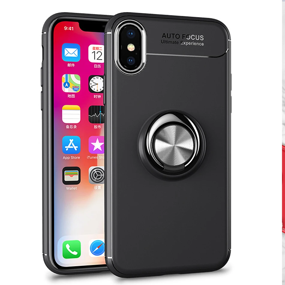 Чехлы для телефонов iphone X 8 7 6 6s плюс 5 5S SE модный магнит Автомобильный держатель