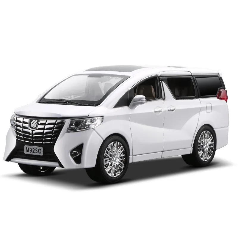 1:24, Роскошный Металлический Игрушечный Автомобиль Alphard, литые под давлением, модель автомобиля, игрушки для детей и взрослых, коллекция