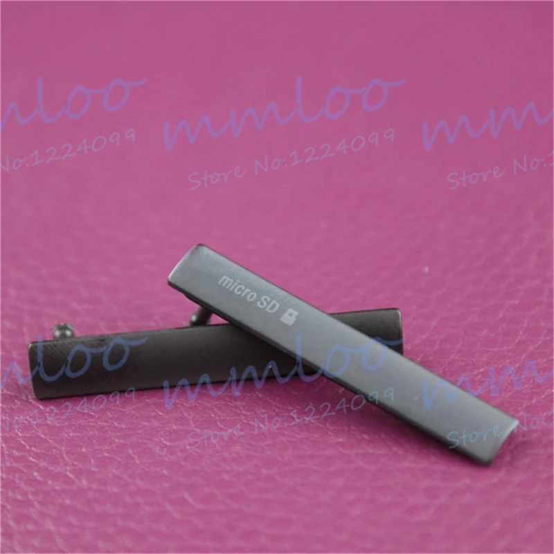 

100% Original SIM Card Micro SD USB Charging Slot Port Dust Plug Block Cover For Sony Xperia Z3 Compact Z3c mini D5803 D5833