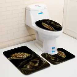 3D череп противоскользящие банные коврики украшения для ванной продукты мягкие моющиеся большие суперабсорбент для воды Туалет Душ Ванна
