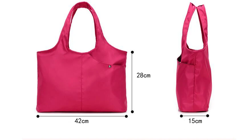 Модная Водонепроницаемая женская сумка, повседневная большая сумка на плечо, нейлоновая Большая вместительная сумка-тоут, роскошный фирменный дизайн, сумки для покупок