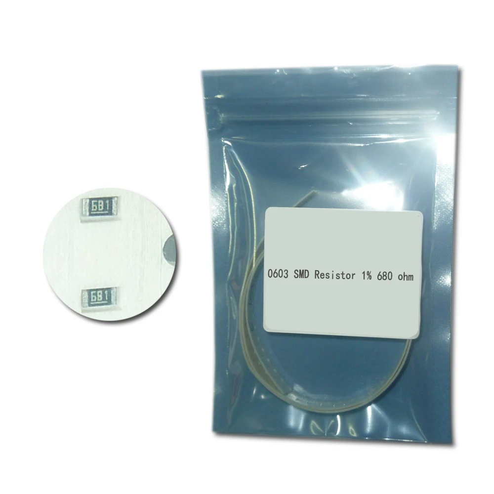 1000pcs/lot 0603 Chip Fixed Resistor SMD Resistor 1 680 ohmin