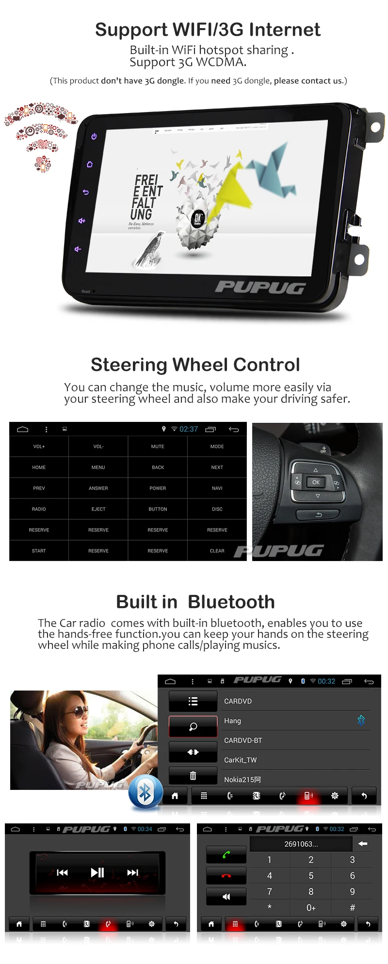 Best Hot Sale! Car DVD for VW GOLF POLO PASSAT CC JETTA TIGUAN TOURAN EOS SCIRT CC JETTA TOURAN EOS SCIROCCO MAGOTAN SAGITAR with GPS 7