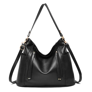 

2020 Summer Fashion Soft Bag Korean Version of The Female Bag Cute Shoulder Bag Messenger Bag Large Ladies Capacity Bag Tote