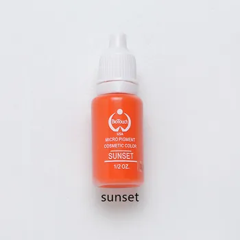 

Permanent Manual Tattoo Permanent Makeup sunset Colors Ink 1/2 oz Pigment