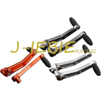 オートバイフットペグフットレストペダルシフター用ハーレースポーツスター 883 1200 xlツーリングdyna softail