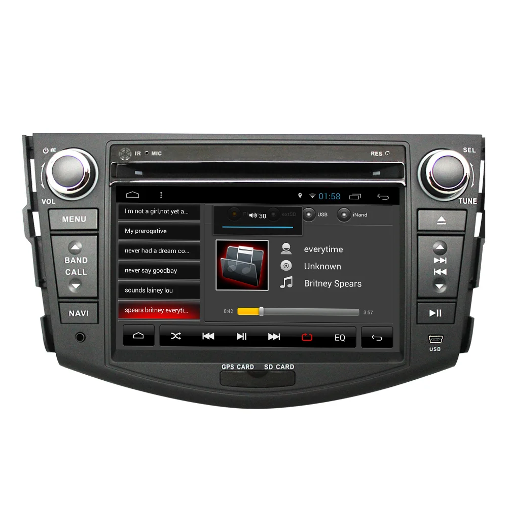 

Car DVD 2 din Android 7.1 For Toyota Rav4 2007 2008 2010 2din car pc stereo gps navigation with capacitive screen+wifi