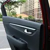 Vtear For Rio 4 X-line interior door plate trim cover armrest chrome Mouldings car-styling decoration accessories part 2017 2022 ► Photo 3/6