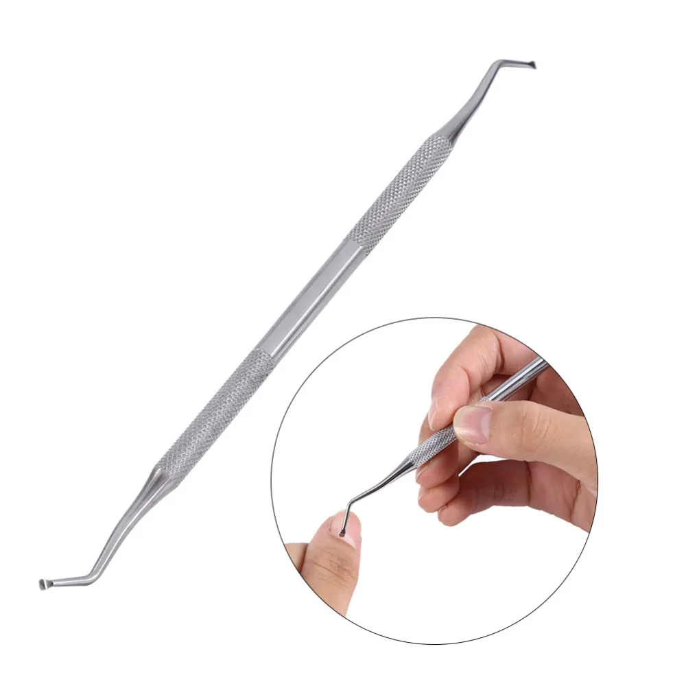 

1Pc Professional Ingrown Toe Nail Correction Lifter Nail File Tool Foot Nail Care Hook Stainless Steel Pedicure Nail Care Tools