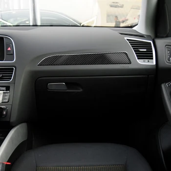 

for Audi A4 B8 2009-2012 instrument panel carbon fiber instrument strip decorative stickers modified patch cover