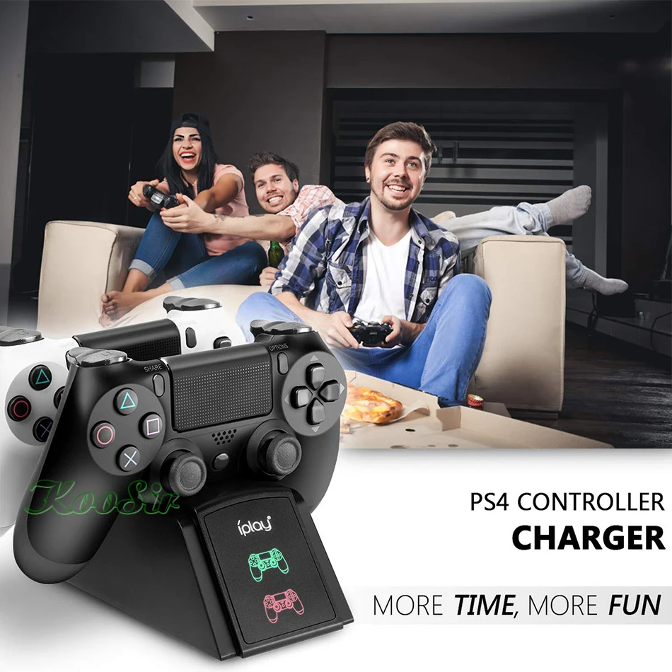 PS 4 Slim PRO 3 in 1 Wireless Controller Charging Dock PS4 Joystick Charger Play Station 4 Gamepad Charging Base for Dualshock 4